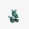 crocodile teddy with lacoste branded polo shirt