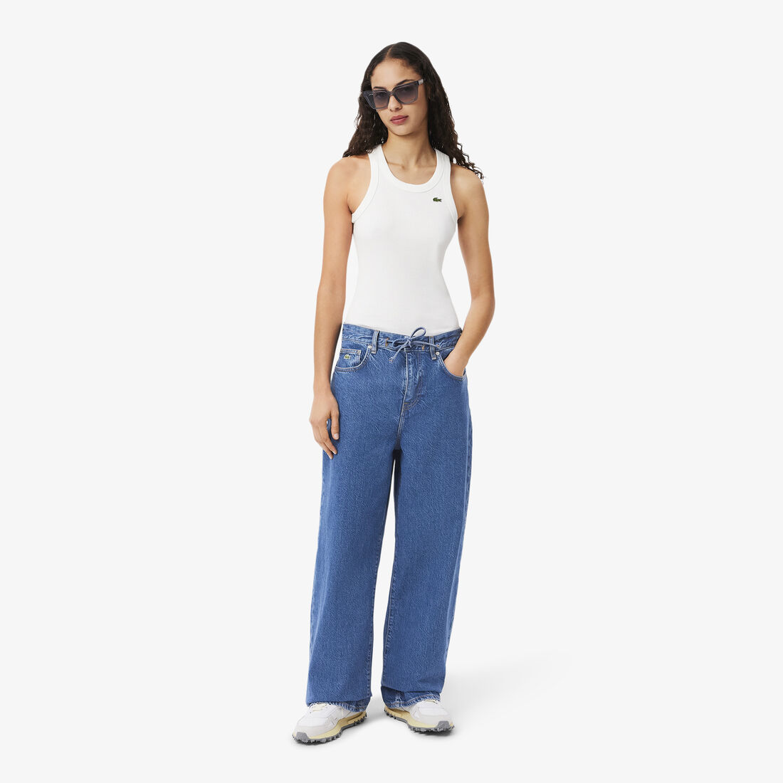 Wide Fit Denim Jeans lacoste wide fit denim jeans