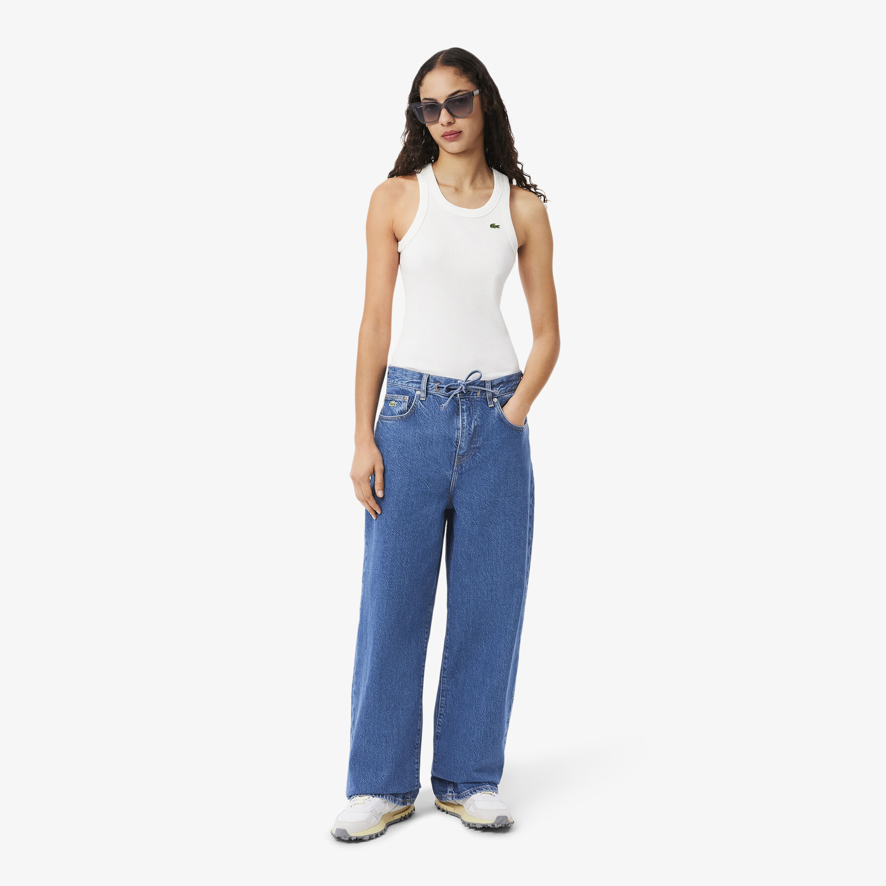 Wide Fit Denim Jeans lacoste wide fit denim jeans