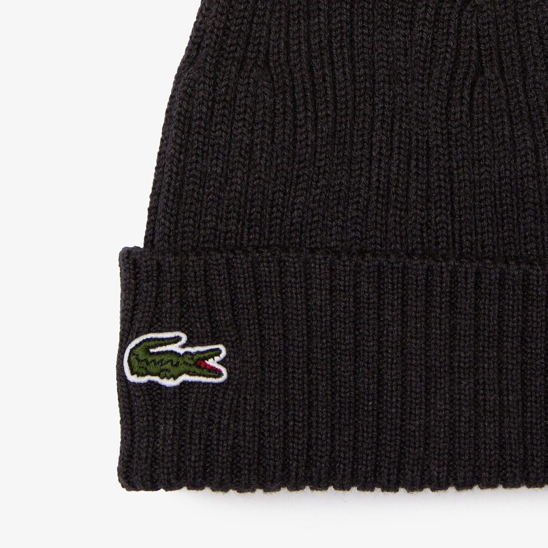 Rib Knit Brushed Wool Beanie lacoste rib knit brushed wool beanie
