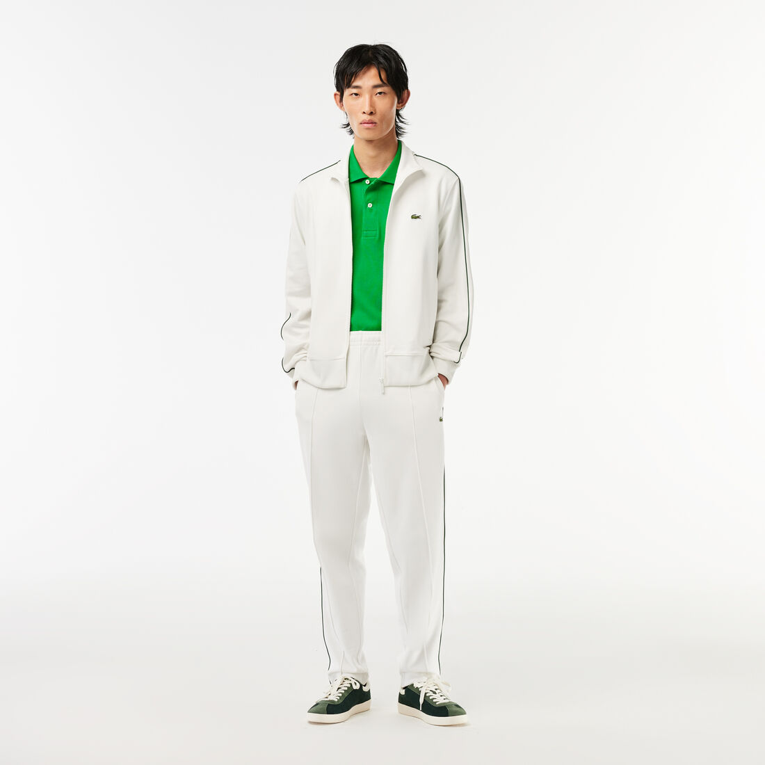 قميص بولو كلاسيكي L.12.12 أصلي Original L.12.12 petit Pique cotton Polo Shirt - L1212-00-SIW