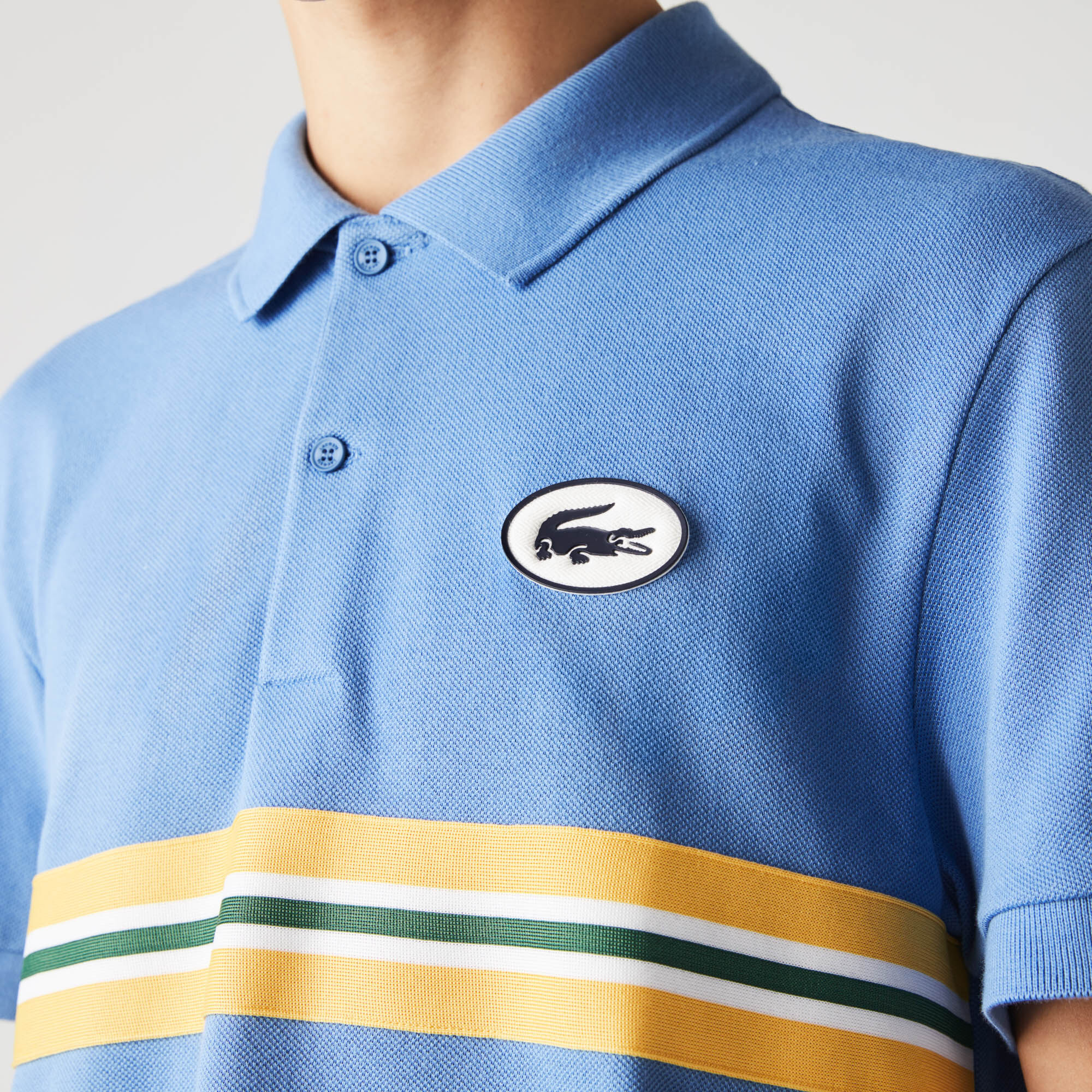 Men’s Lacoste Heritage Regular Fit Badge Cotton Piqué Polo Shirt