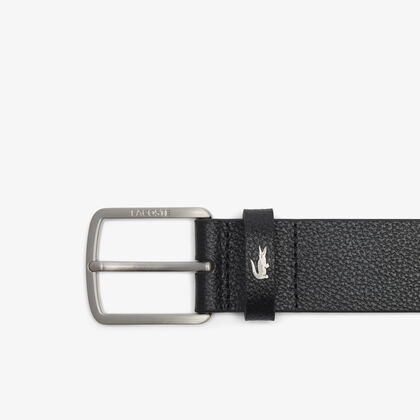 Grained Leather Belt