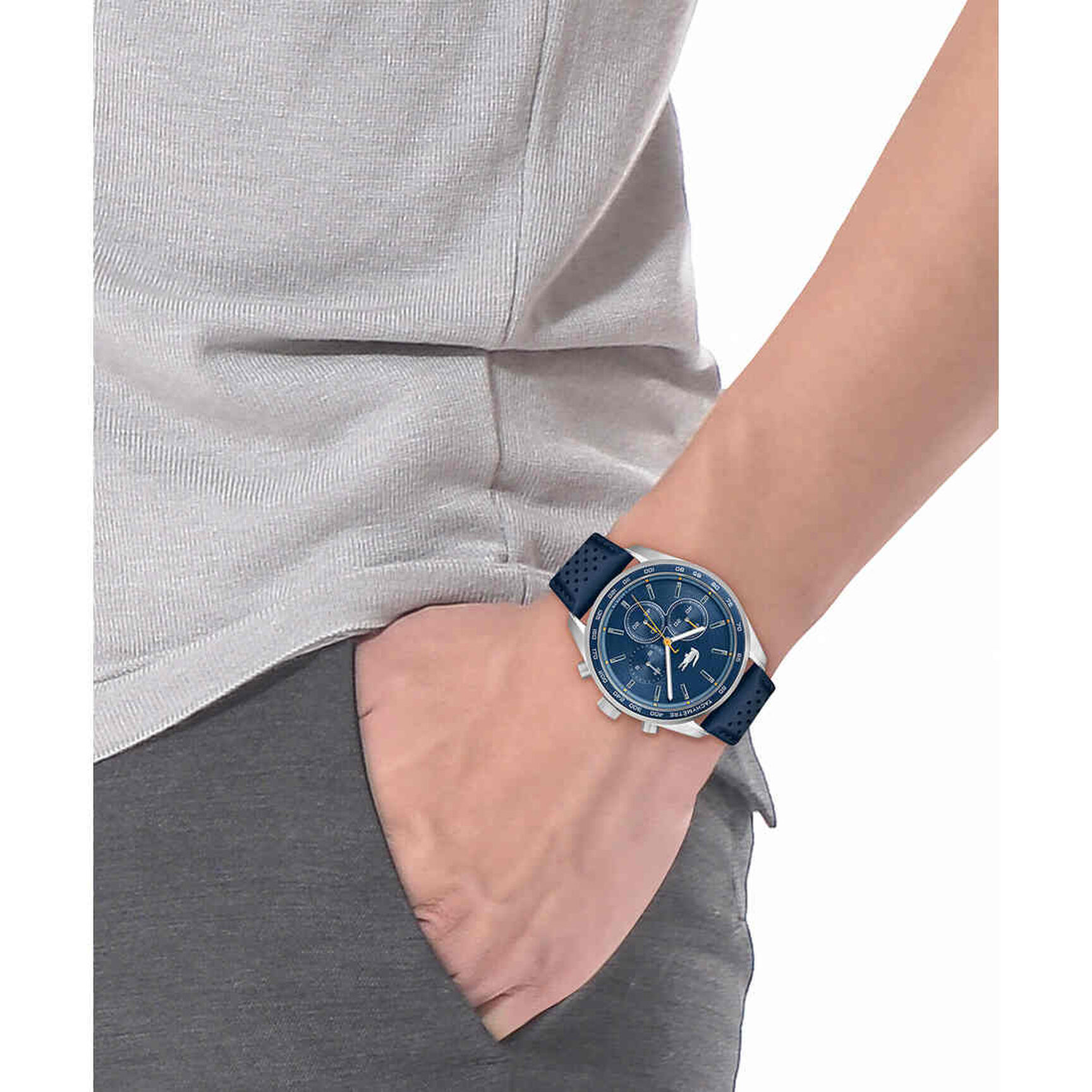 ساعة بوسطن الرجالية Men Non-metal Watch - 2011344-BLU