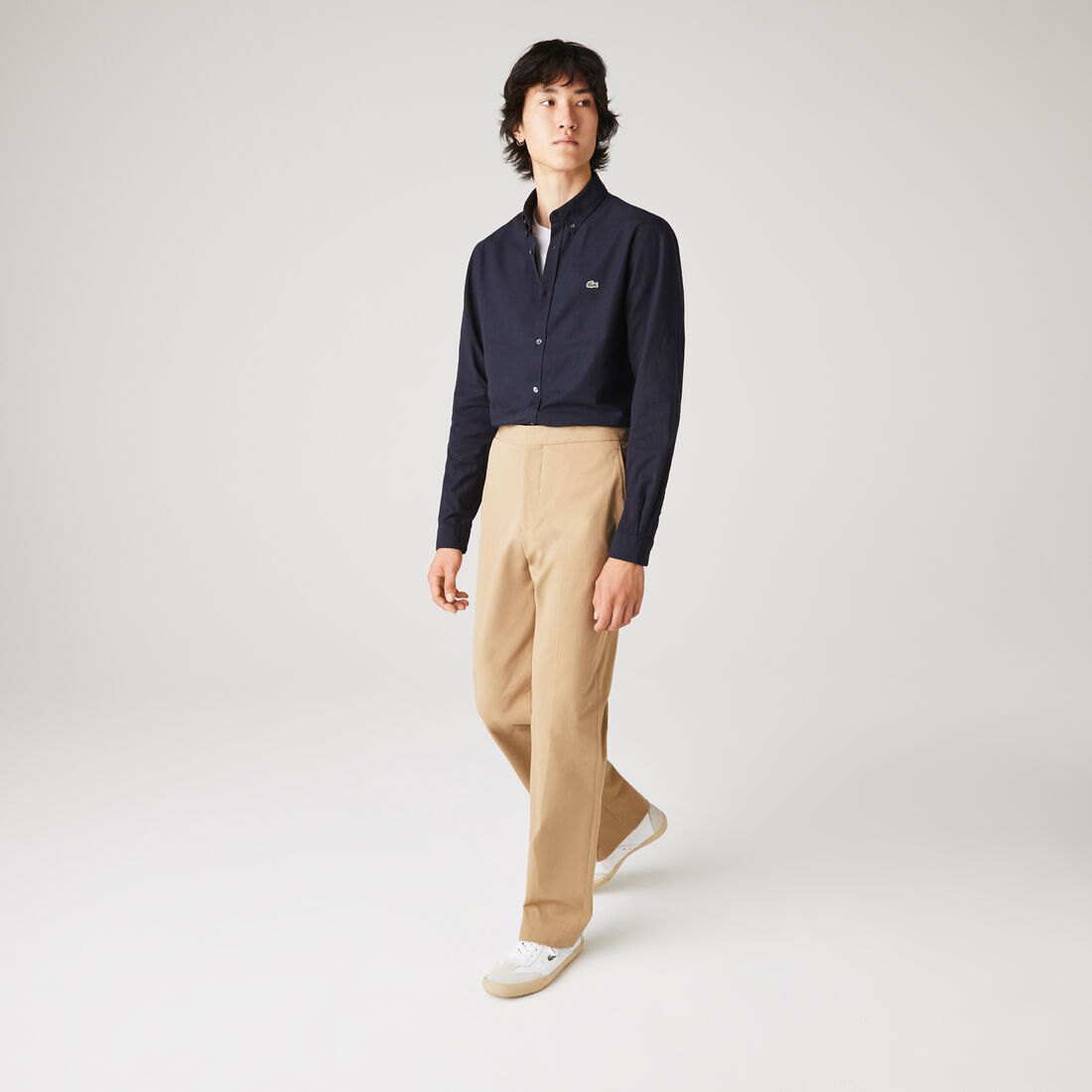 Men's Slim Fit Stretch Oxford Cotton Shirt Men's Slim Fit Stretch Oxford Cotton Shirt