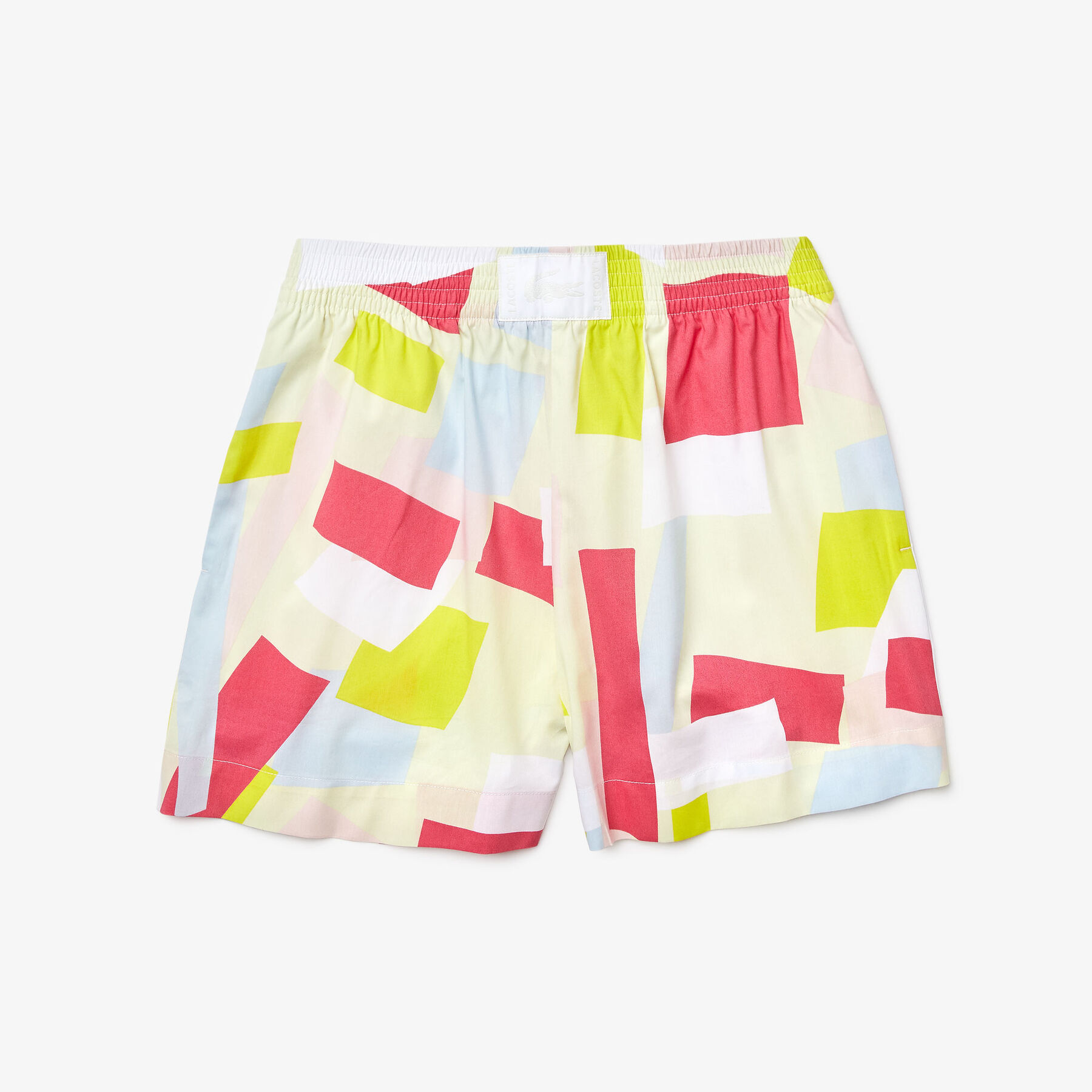 Women's Coloured Design Light Cotton Poplin Shorts lacoste women s coloured design light cotton poplin shorts