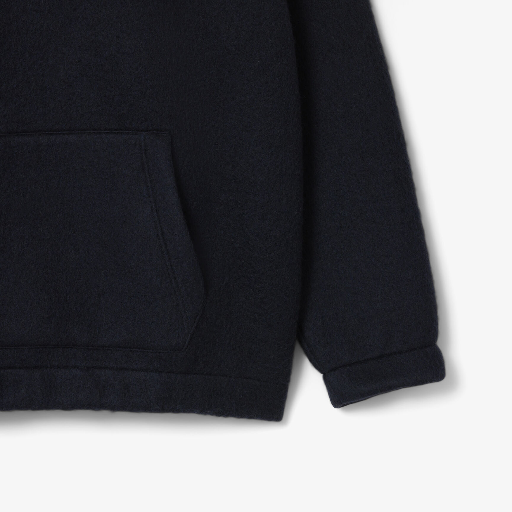 Felted Wool Zipper Neck Sweatshirt - SH5463-00-HDE