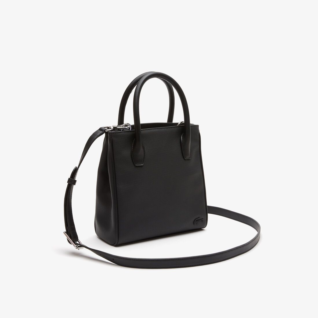 Women's Lacoste Detachable Strap Zip Shopping Bag Women's Lacoste Detachable Strap Zip Shopping Bag