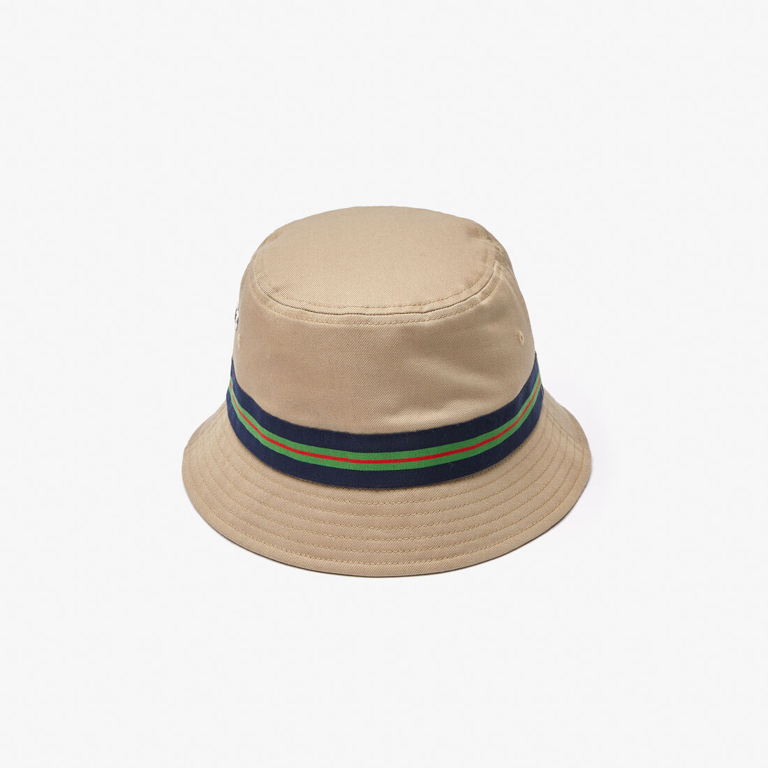 Unisex Lacoste Organic Cotton Stripe Band Bucket Hat Unisex Lacoste Organic Cotton Stripe Band Bucket Hat