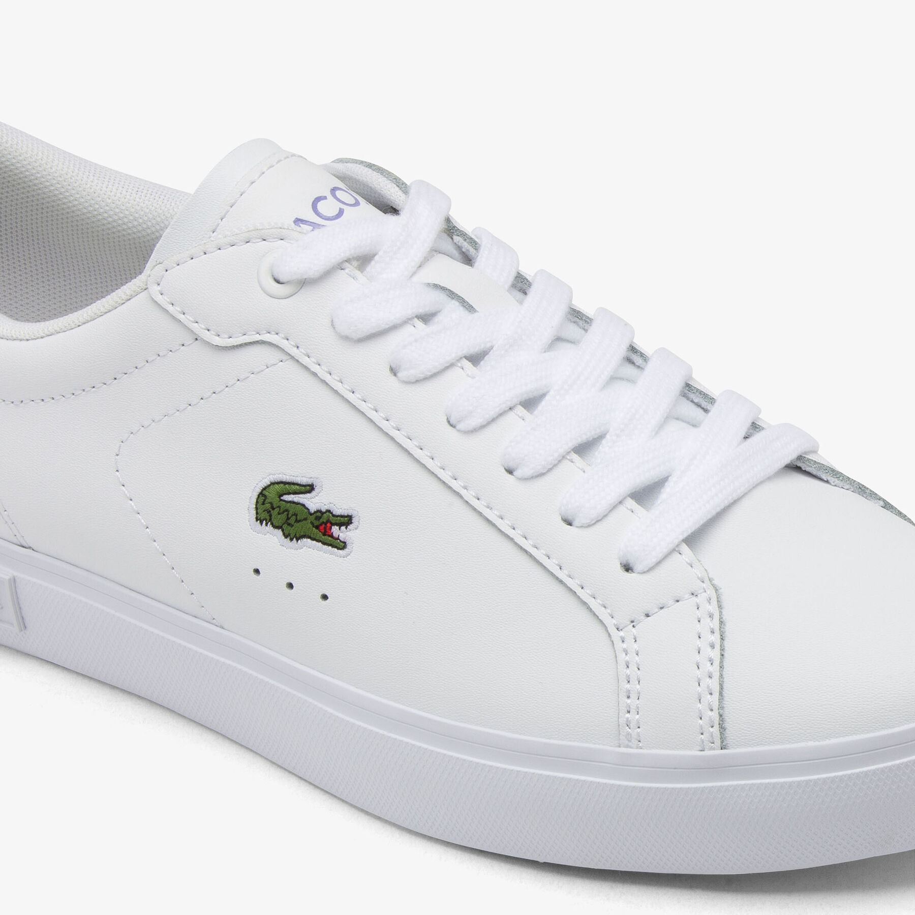 Women's Powercourt Leather Sneakers lacoste women s powercourt leather sneakers