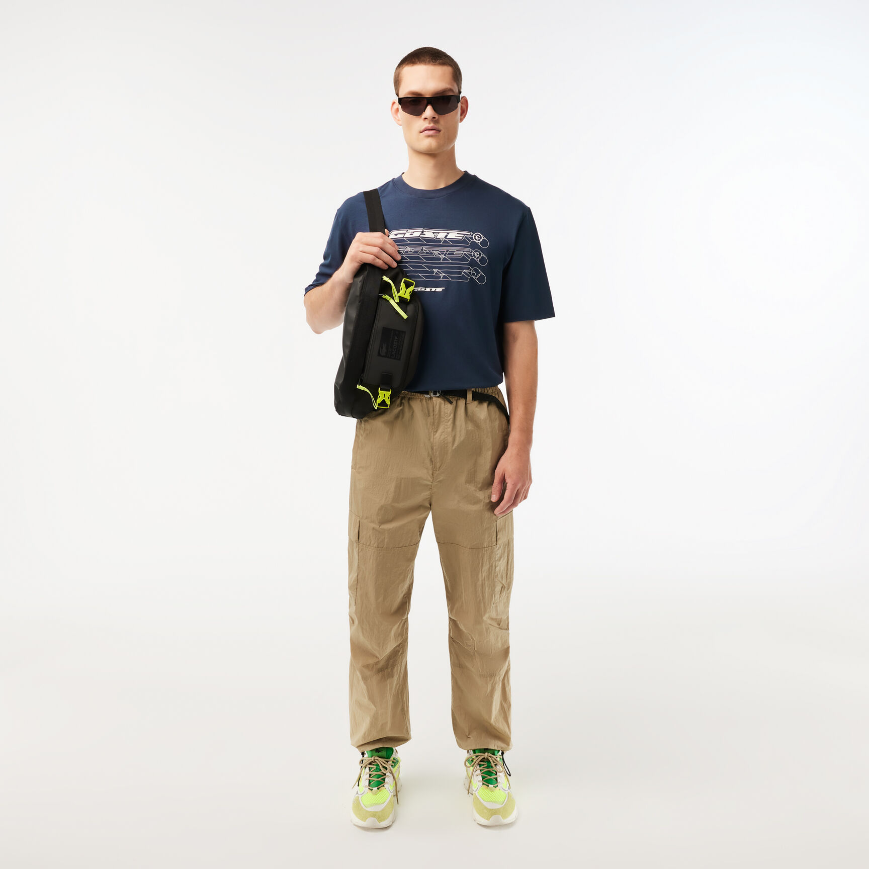 Men's Lacoste Loose Fit Organic Cotton Pique T-shirt Men's Lacoste Loose Fit Organic Cotton Pique T-shirt - TH5529-00-KXE