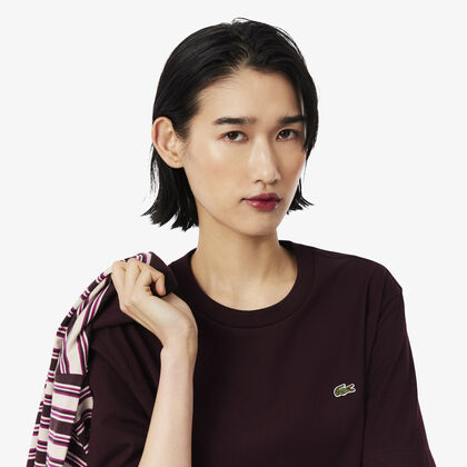 lacoste relaxed fit soft cotton t shirt