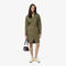 فستان قميص قطني كبير الحجم بسحاب أمامي Oversized Cotton Zip Front Shirt Dress - EF5317-00-E9F