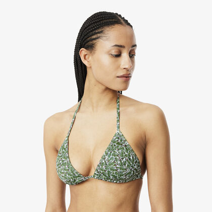 Printed Jersey Swim Top