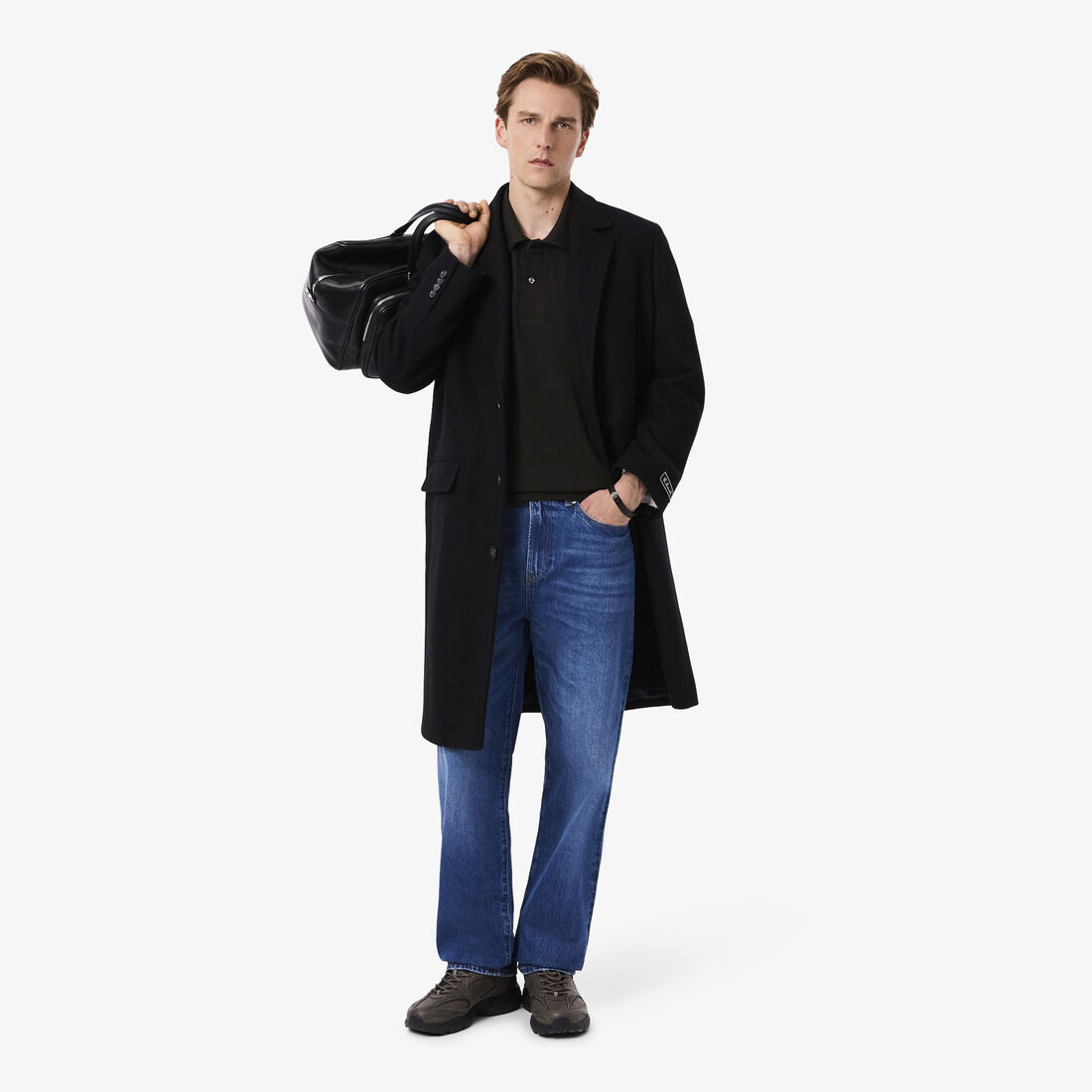 Classic Fit Diamante Crocodile Pique Polo Shirt Classic Fit Diamante Crocodile Pique Polo Shirt - PH6884-00-031