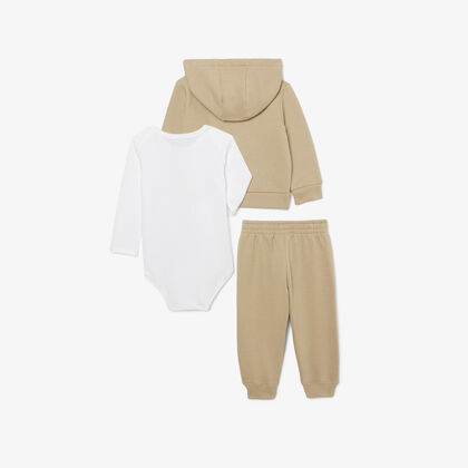 lacoste infants  fleece set