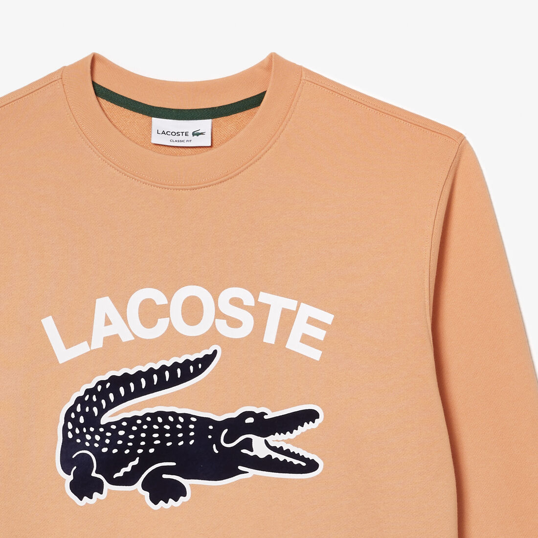 Men's Lacoste Crocodile Print Crew Neck Sweatshirt Men's Lacoste Crocodile Print Crew Neck Sweatshirt