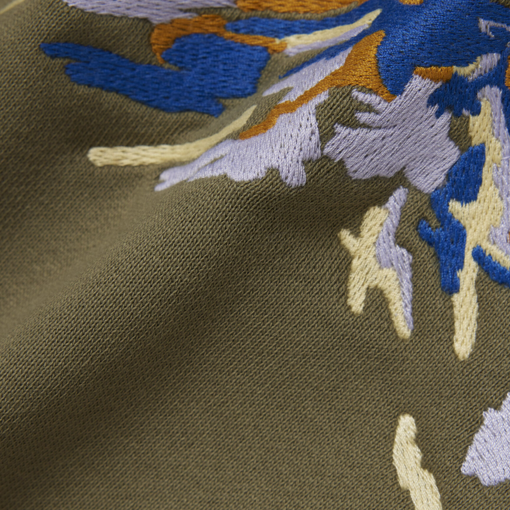 Embroidered Motif Fleece Sweatshirt Embroidered Motif Fleece Sweatshirt - SH5884-00-E9F