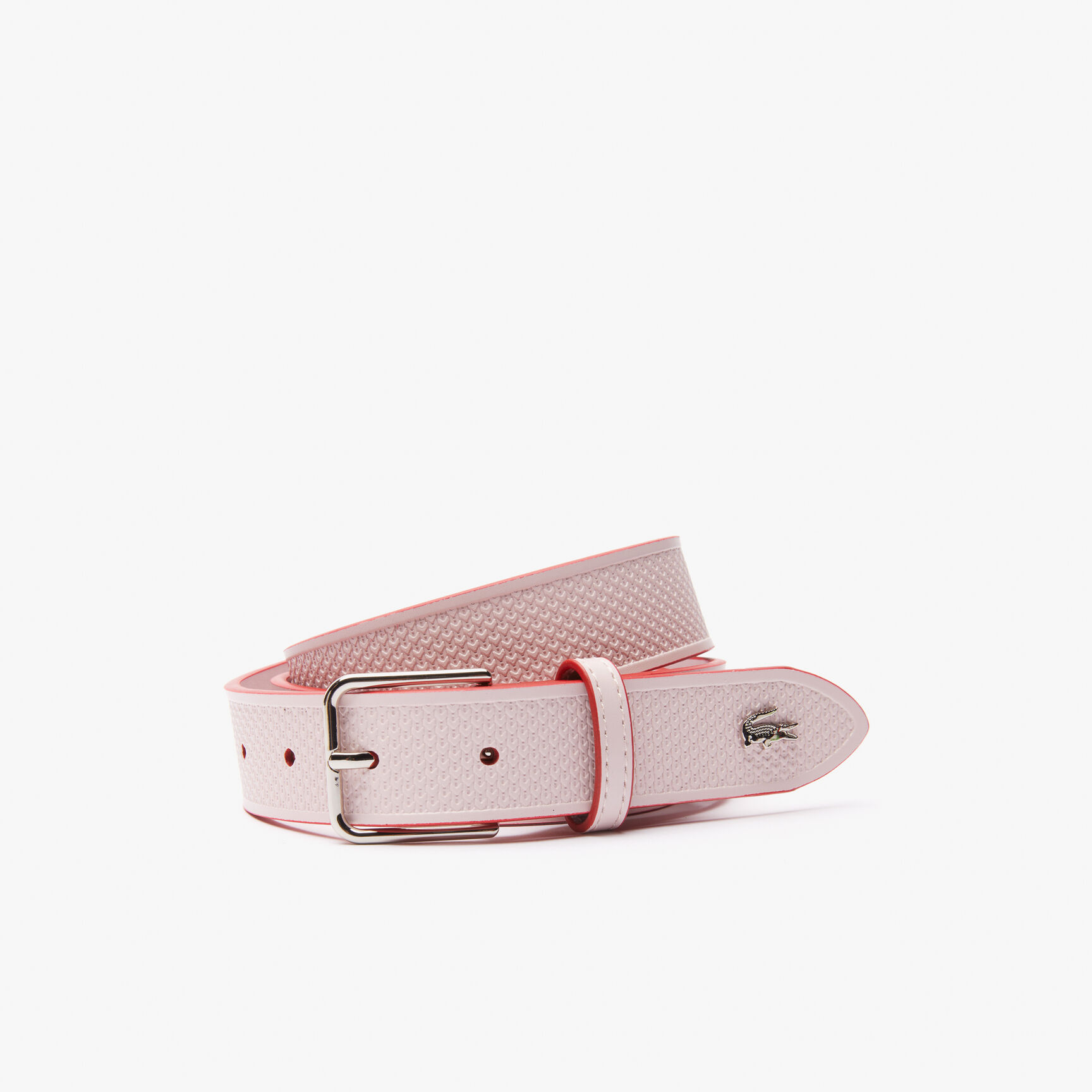 حزام جلد بحياكة وتمساح معدني للرجال حزام جلد بحياكة وتمساح معدني للرجال