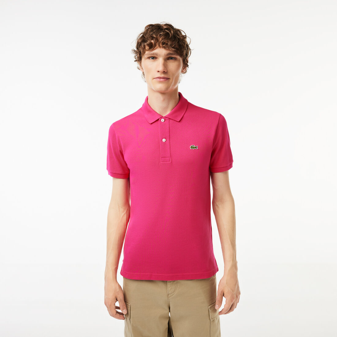 Original L.12.12 Slim Fit Petit Pique Cotton Polo Shirt - PH4012-00-SQI