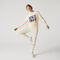 unisex lacoste live print cotton fleece sweatshirt