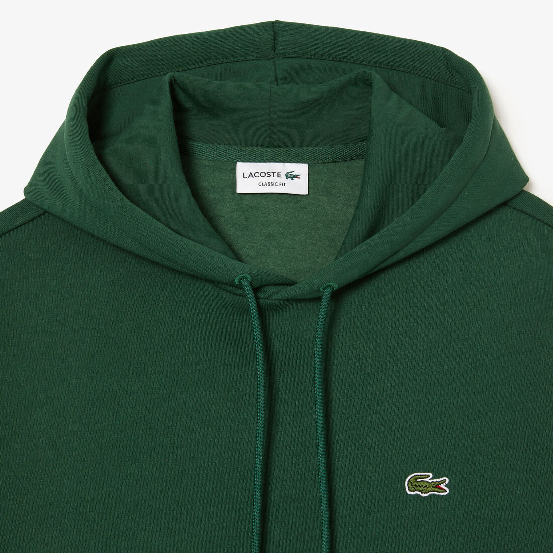 سويت شيرت لاكوست بغطاء رأس قطن عضوي للرجال Men's Lacoste Organic Cotton Hooded Jogger Sweatshirt - SH9623-00-132