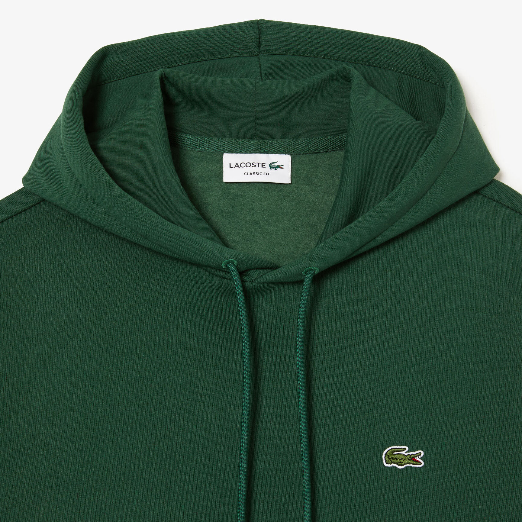 سويت شيرت لاكوست بغطاء رأس قطن عضوي للرجال Men's Lacoste Organic Cotton Hooded Jogger Sweatshirt - SH9623-00-132