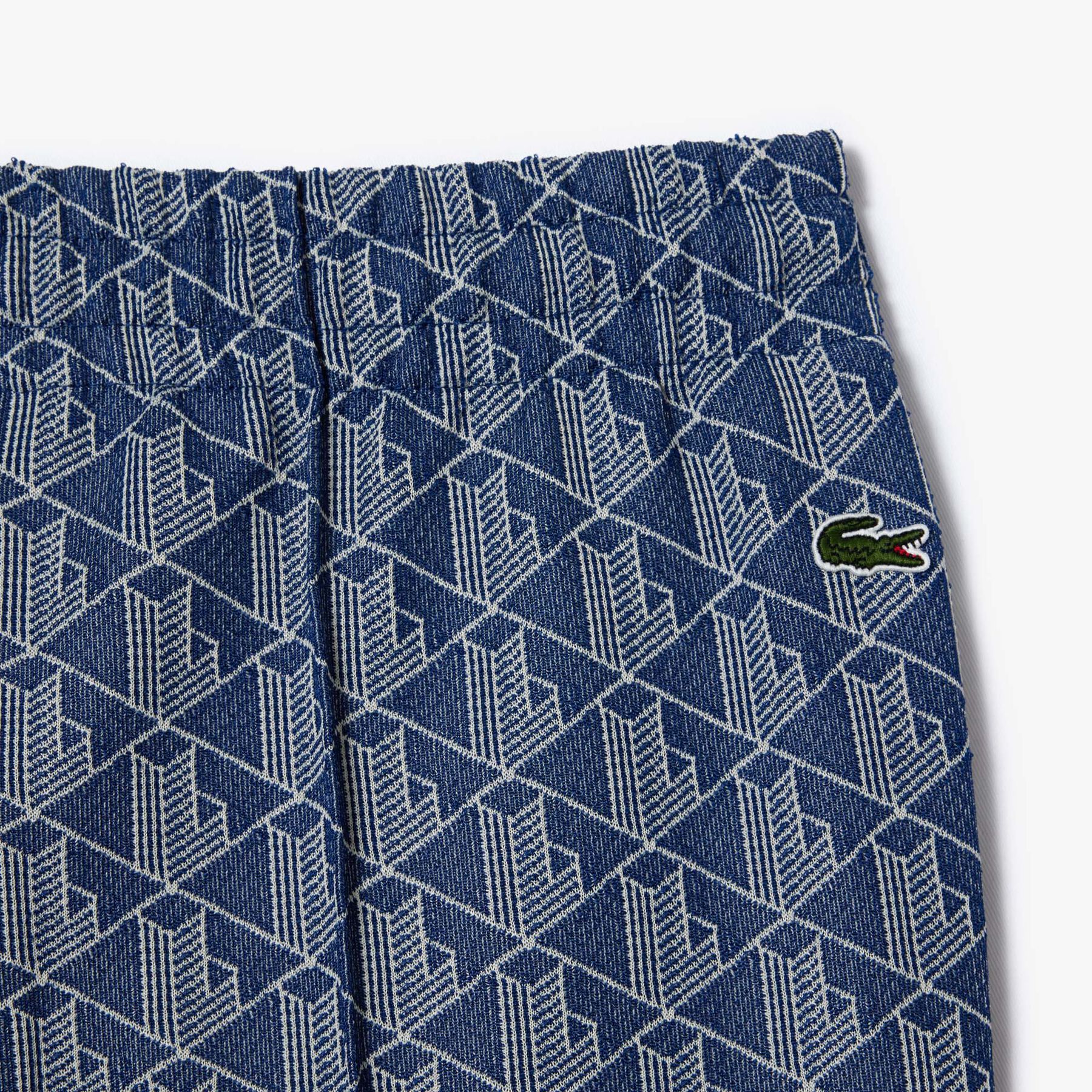 بنطال مونوغرام رياضي واسع Women's Lacoste Monogram Print Trackpants - XF9313-00-QIE