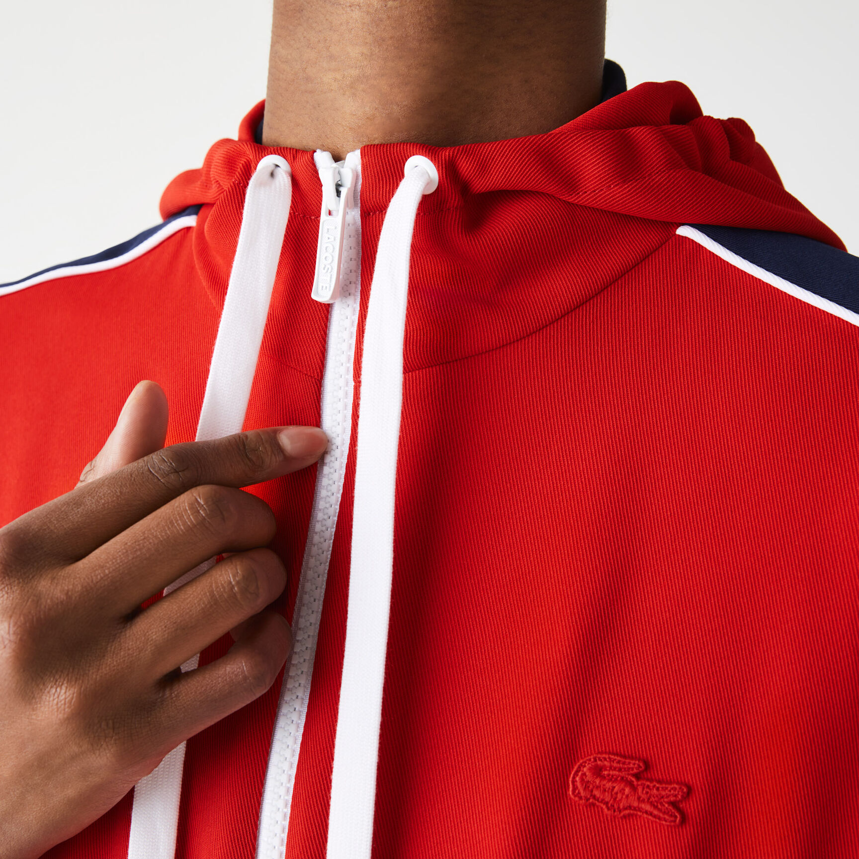 سويت شيرت بسحاب وغطاء رأس وكتل لونية للنساء سويت شيرت بسحاب وغطاء رأس وكتل لونية للنساء