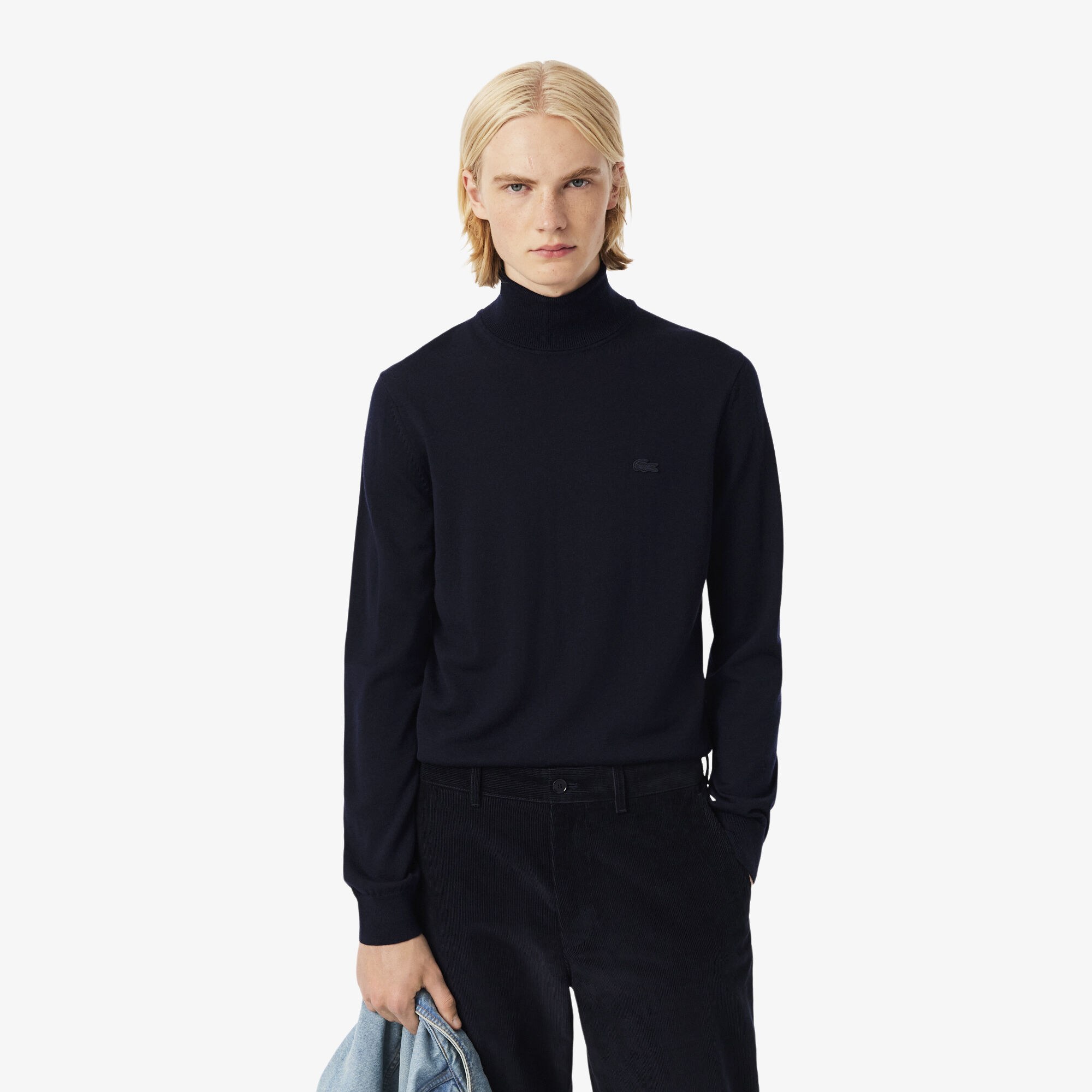 Buy Men's Turtleneck Merino Wool Sweater | Lacoste UAE