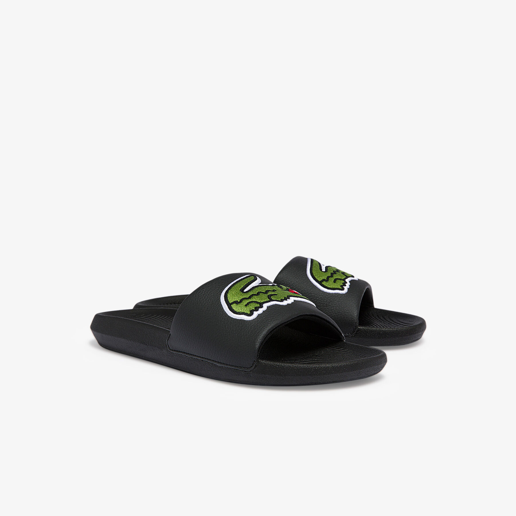 Men's Croco Synthetic Slides lacoste men s croco synthetic slides