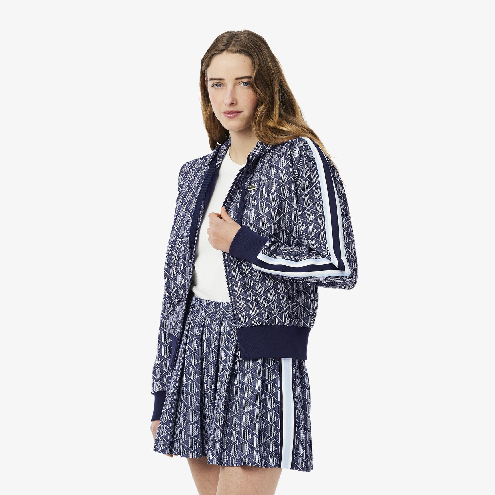 Jacquard Monogram Hoodie Jacquard Monogram Hoodie - SF7606-00-525