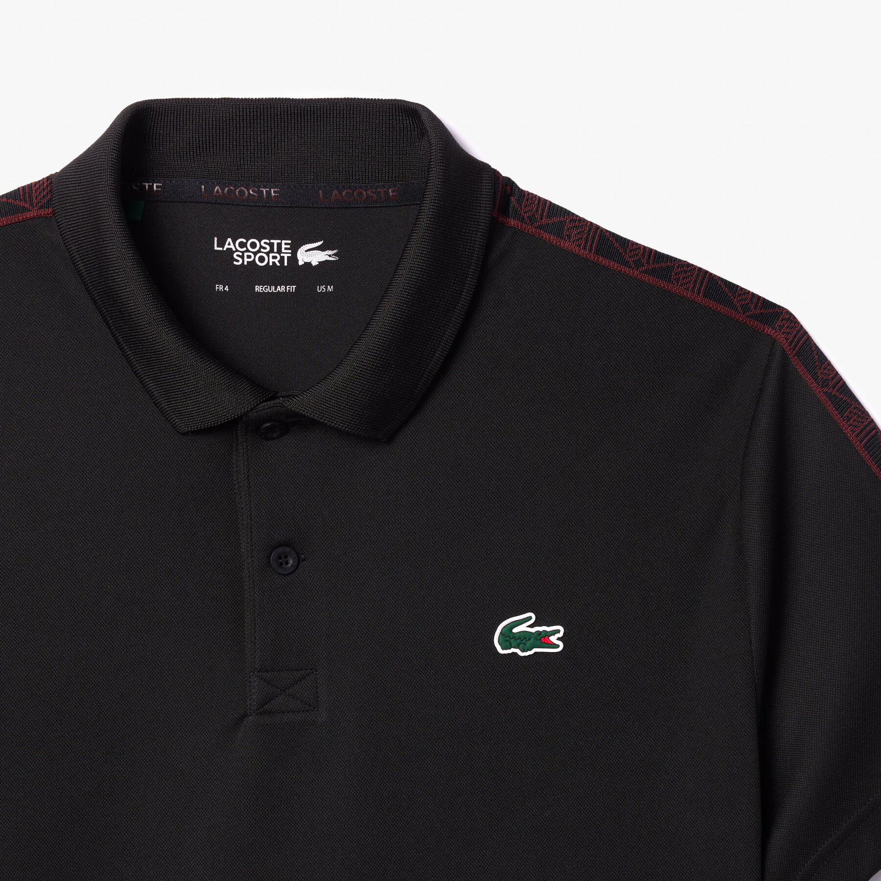 Regular Fit Ultra Dry Pique Tennis Polo Shirt Ultra-Dry Monogram Stripe Tennis Polo Shirt - DH2557-00-031