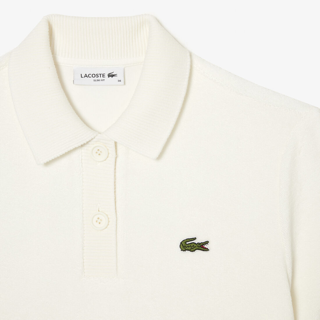 تيشيرت بولو لاكوست قطن تيري عضوي للنساء Women’s Lacoste Organic Cotton Terry Polo Shirt - DF6562-00-70V