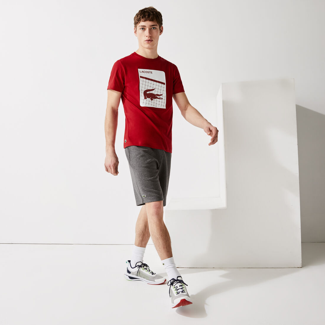 Men's Lacoste SPORT 3D Print Breathable T-shirt