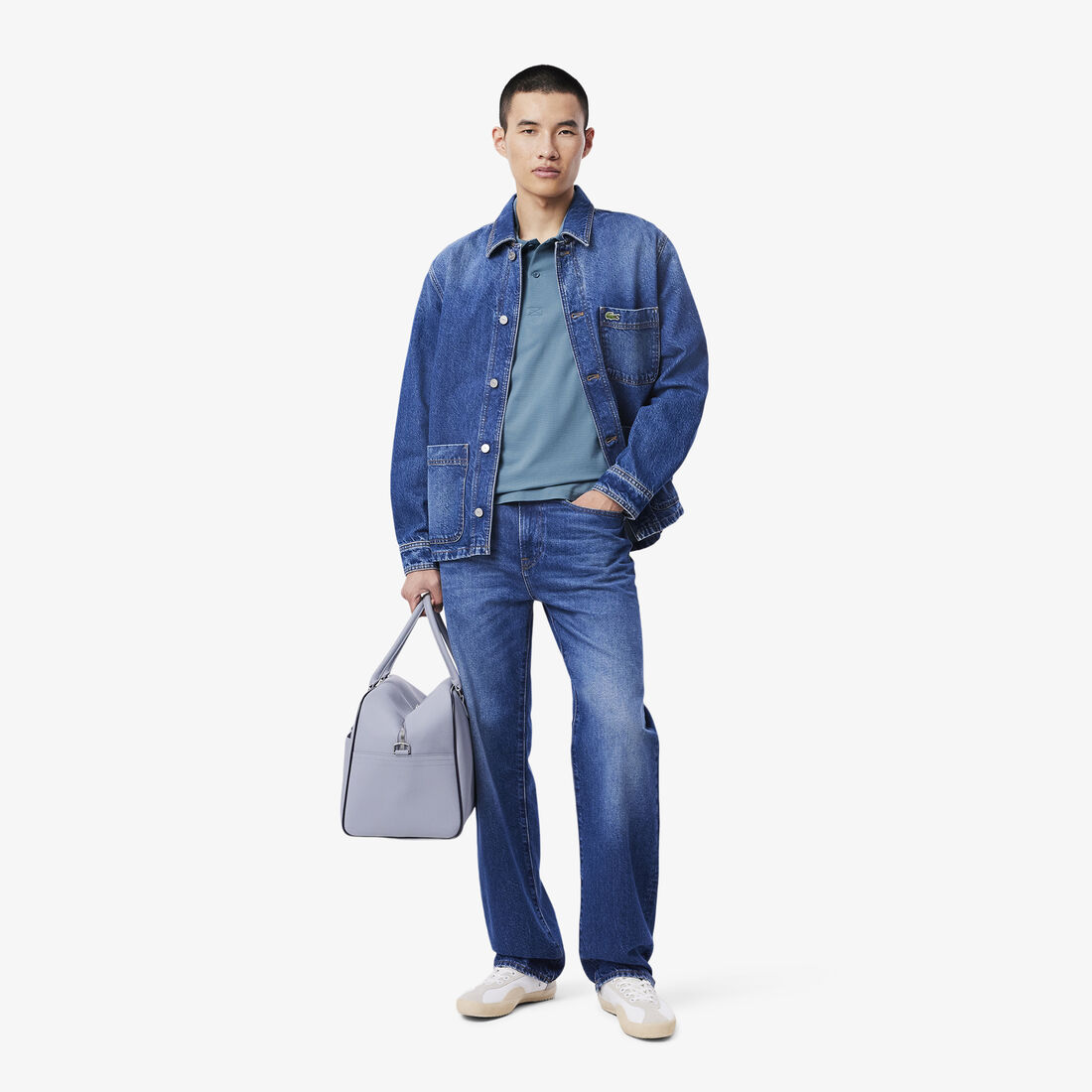 Regular Fit Cotton Blend Polo Shirt Regular Fit Cotton Blend Polo Shirt - DH5522-00-HD9