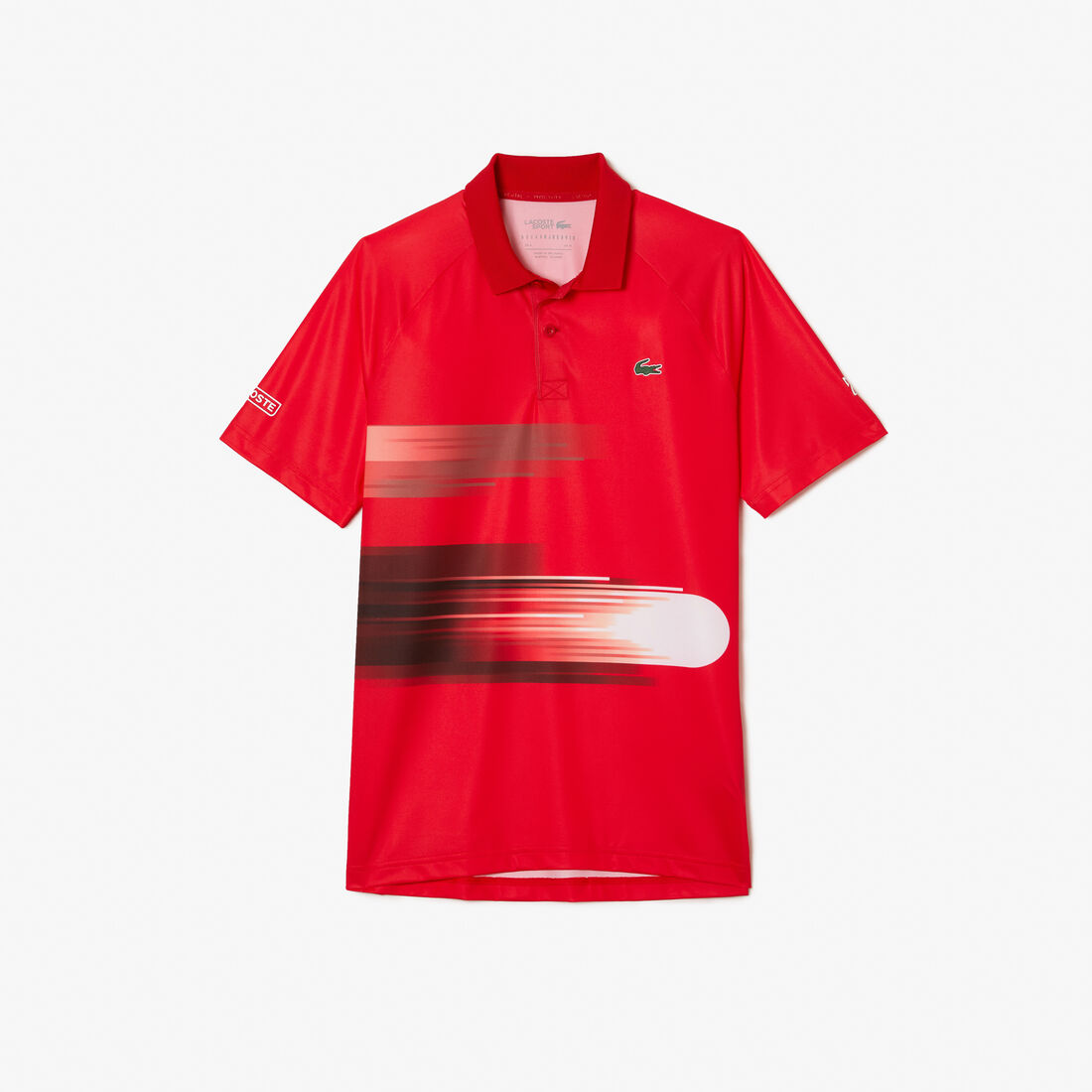 تيشيرت بولو مطاطي مطبوع للرجال مجموعة Lacoste SPORT x Novak Djokovic تيشيرت بولو مطاطي مطبوع للرجال مجموعة Lacoste SPORT x Novak Djokovic