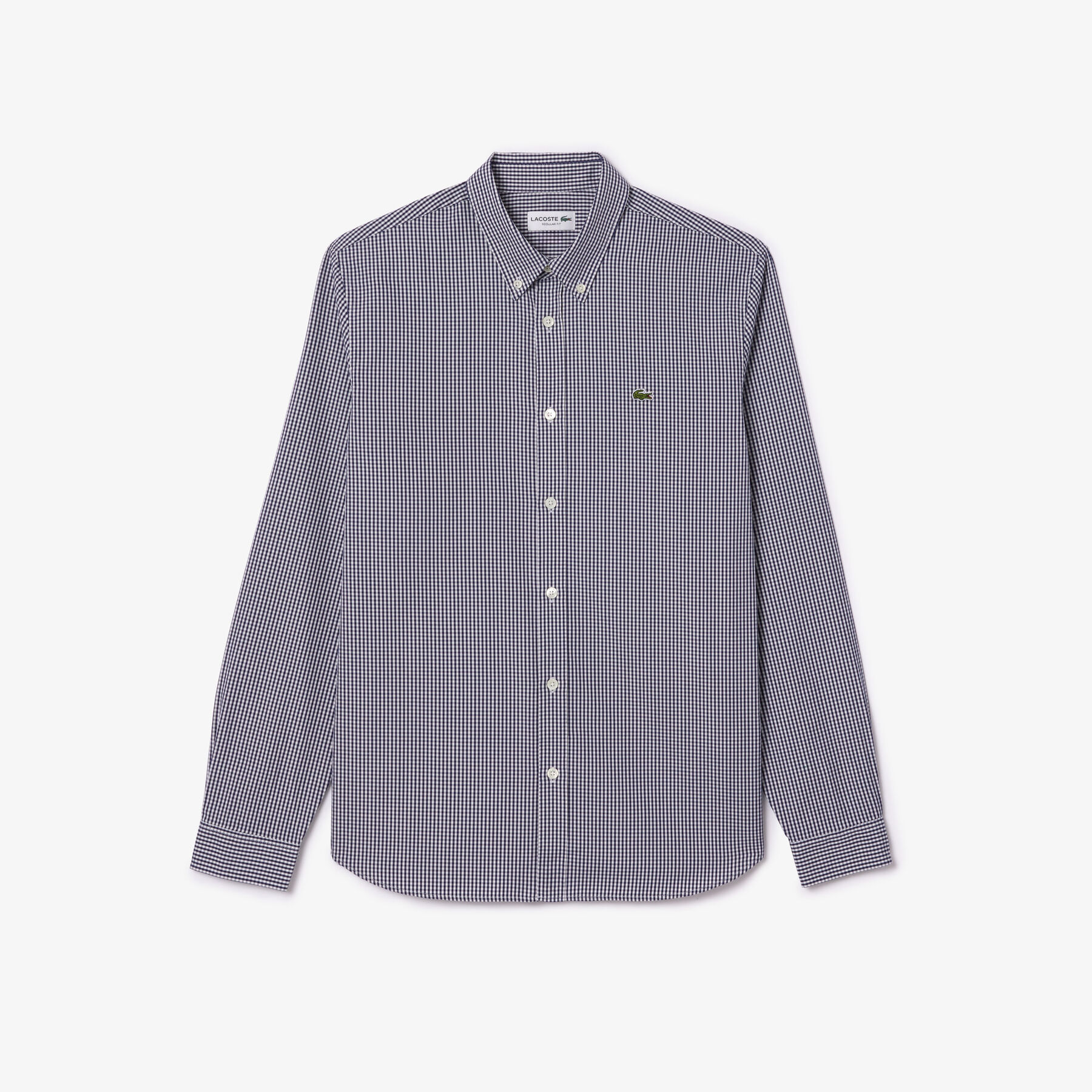 قميص قطن فاخر بقصة عادية للرجال Regular Fit Checked Cotton Shirt - CH2932-00-522