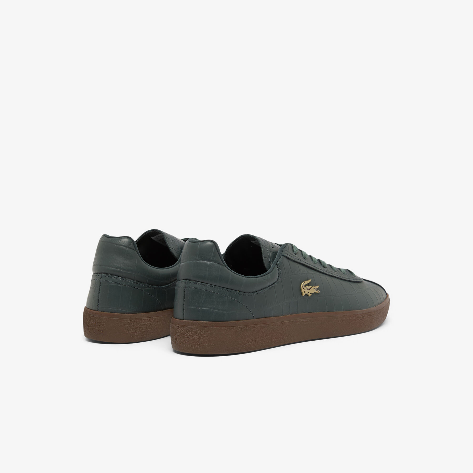 Men's Baseshot Leather Sneakers Men's Baseshot Leather Sneakers - 51SMA0076-GRG