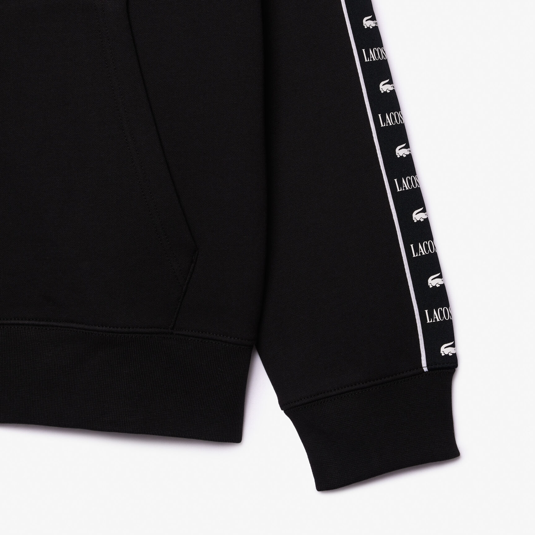 Logo Stripe Zip-Up Hoodie Zipped Jogger Hoodie - SH7457-00-031