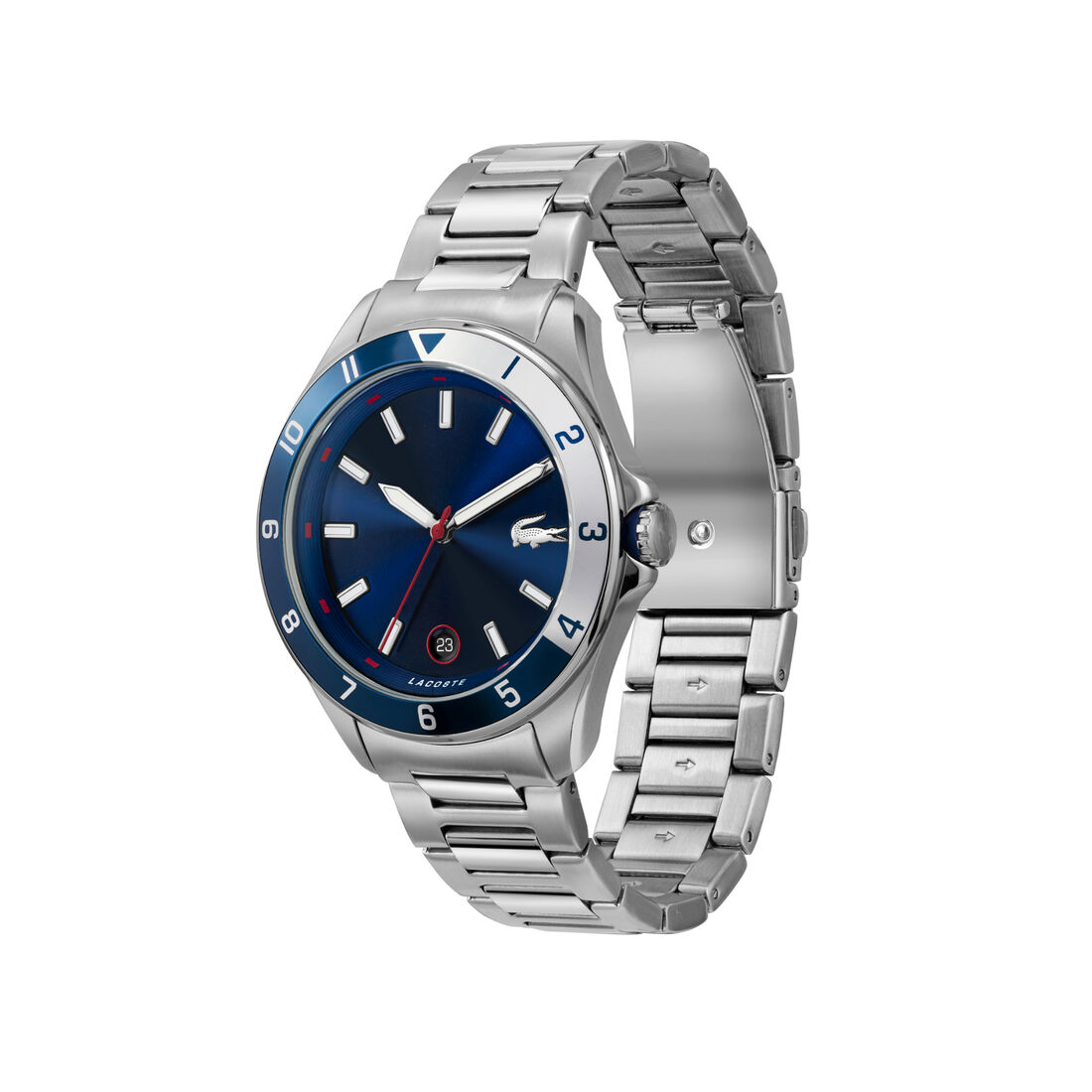 ساعة لاكوست تاي بريكر للرجال بقرص أزرق ساعة لاكوست تاي بريكر للرجال بقرص أزرق