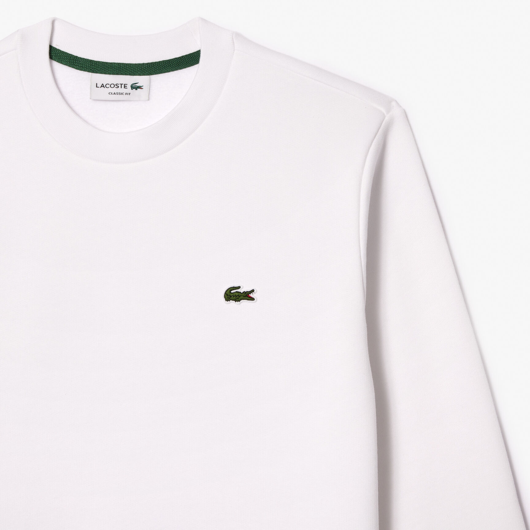 سترة الصوف المصقول Men's Lacoste Organic Brushed Cotton Jogger Sweatshirt - SH9608-00-001