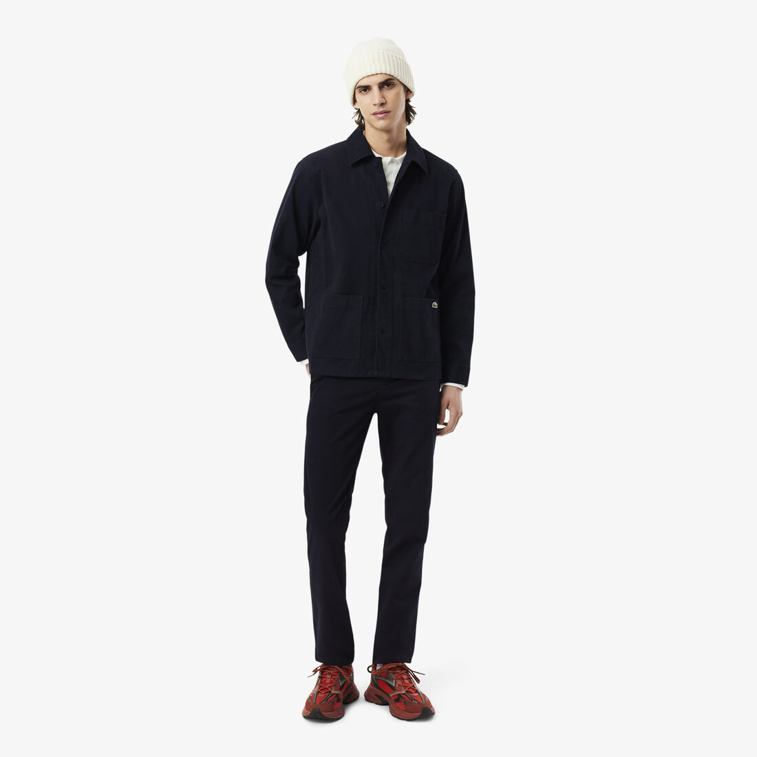 Slim Fit Stretch Cotton Chino Pants - HH3463-00-HDE