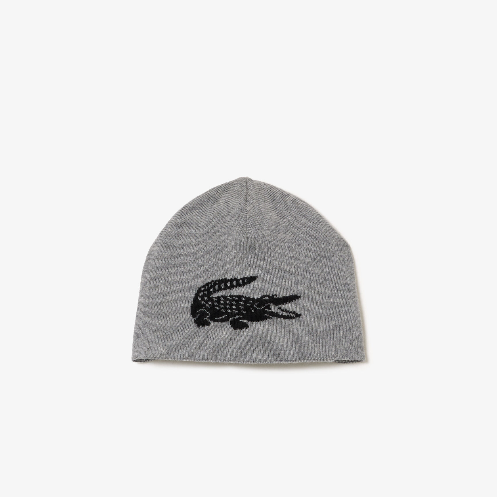 Unisex Lacoste Contrast Crocodile Reversible Beanie - RB0059-00-X8I