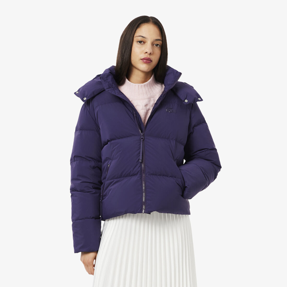 Relaxed Fit Hooded Down Jacket - BF3262-00-ZSV