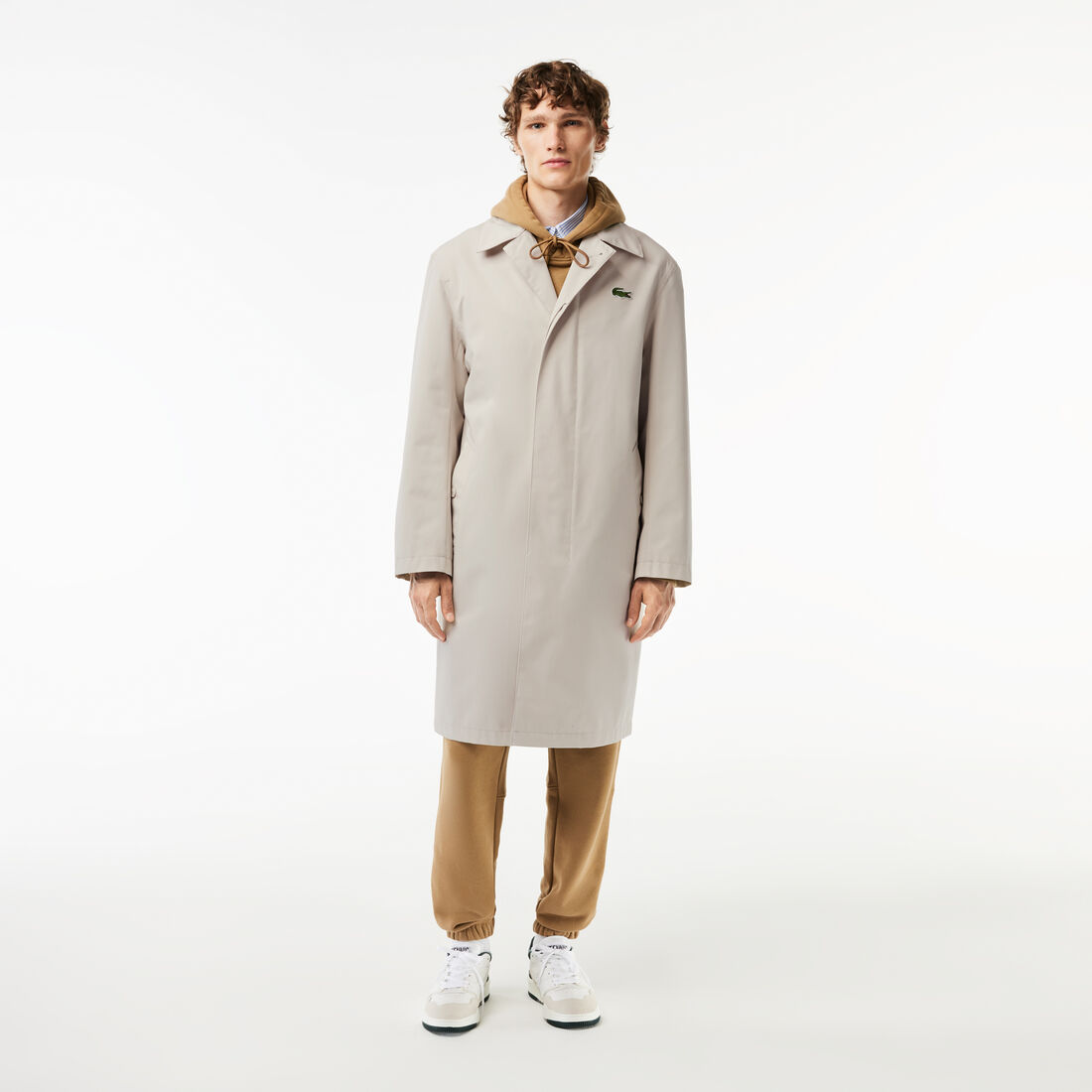 Lightweight Showerproof Cotton Twill Trench Coat - BH1588-00-BUQ