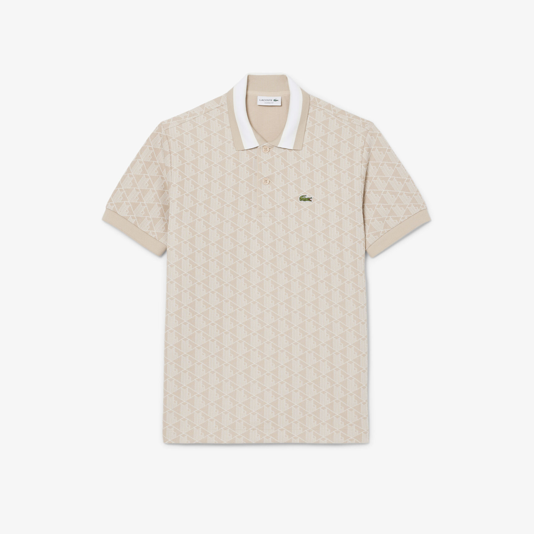 Classic Fit Monogram Jacquard Polo Shirt - DH1417-00-8GI