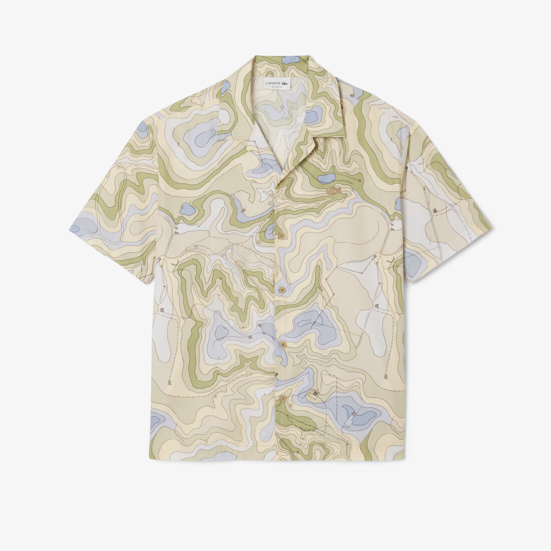 Relaxed Fit Short Sleeved Shirt lacoste relaxed fit short sleeved shirt