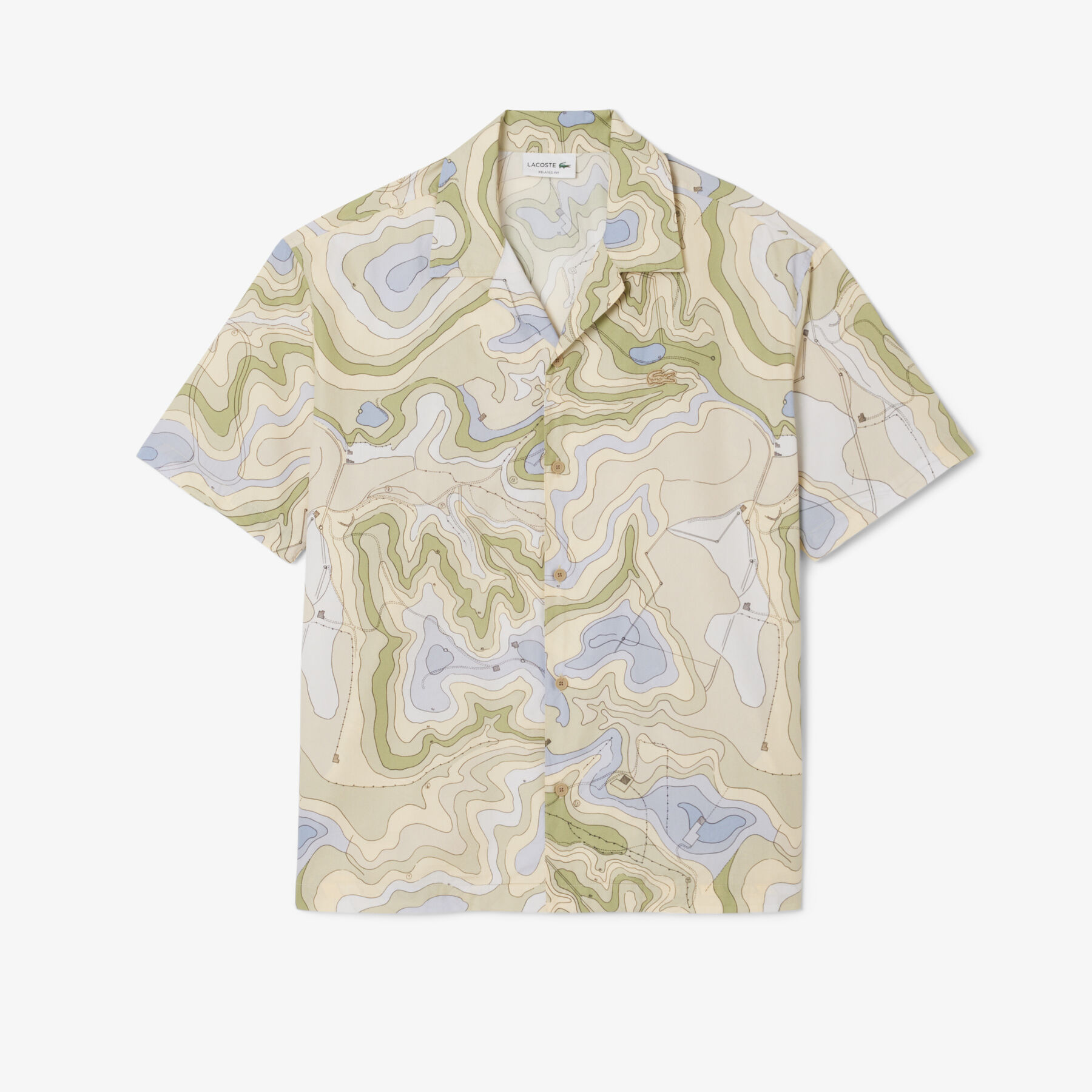 Relaxed Fit Short Sleeved Shirt lacoste relaxed fit short sleeved shirt