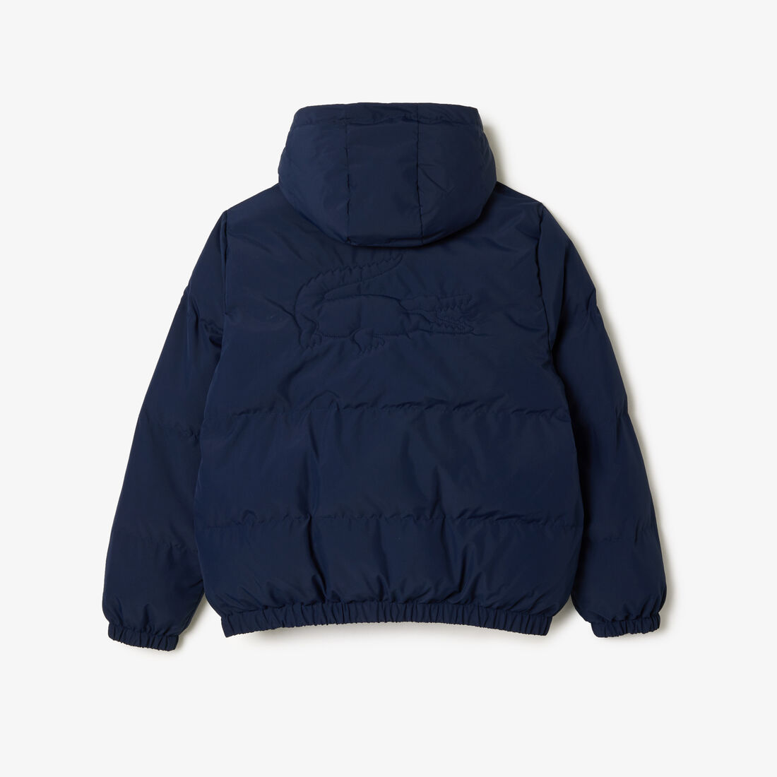 Hooded Puffer Jacket with Crocodile at the back Hooded Puffer Jacket with Crocodile at the back - BJ1128-00-166